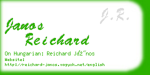 janos reichard business card